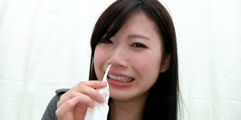 美女の高粘度鼻水鑑賞 画像2