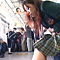 通学中に公然羞恥 ゲロリスト女子校生