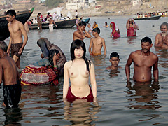 【エロ動画】裸の大陸 特別編 インドで路上生活者とセックスの企画エロ画像
