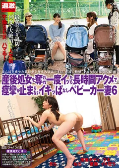 産後処女を奪われ痙攣が止まらないベビーカー妻6