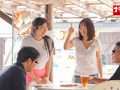 敏感（恥）巨乳羞恥2025 推定Fカップ／海の家バイト店員