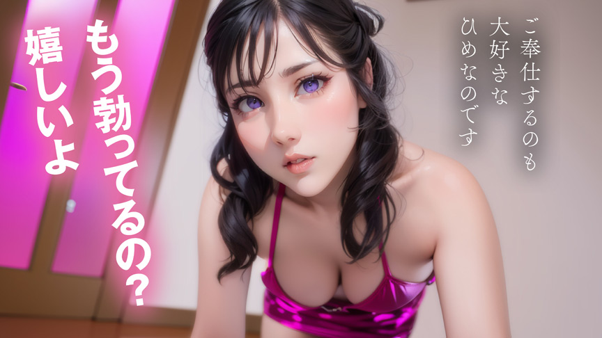 虹乃ひめが貴方を見つめながらノンストップ痴女責め 画像8