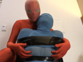 ZENTAI GIRL ENCASEMENT HAND JOB