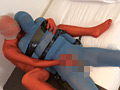 ZENTAI GIRL ENCASEMENT HAND JOB