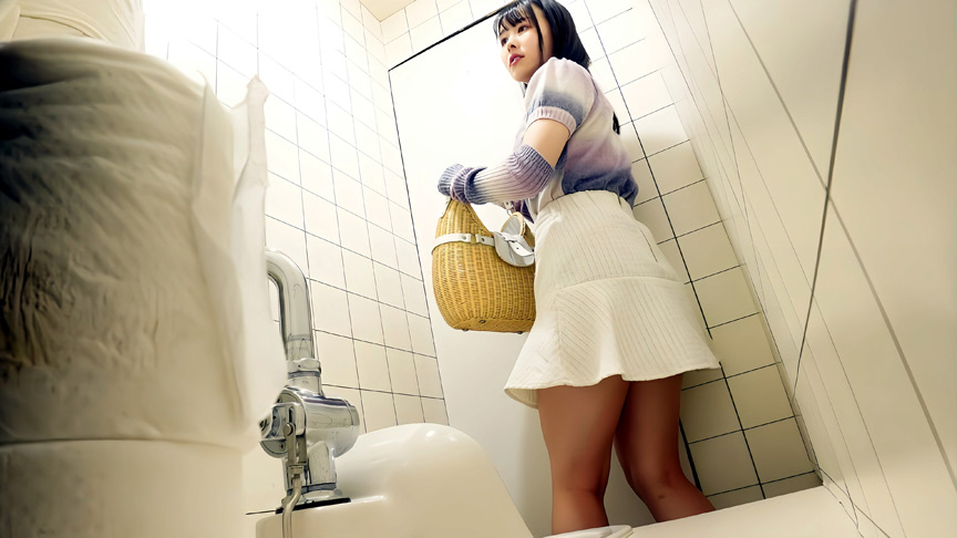 女子トイレ覗き迫力の放尿と生々しいオナニー #1 画像1