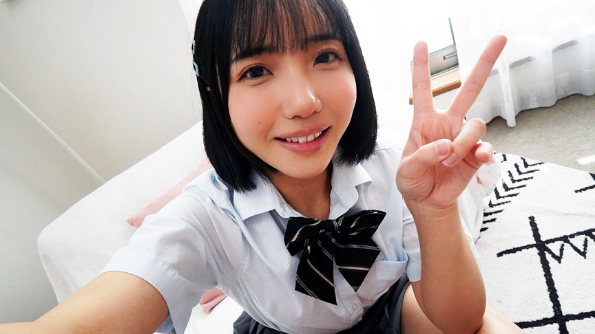 小悪魔J系オナサポ自撮り見せ付けオナニー 画像5