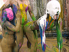 ウェット＆メッシー（WAM）人間クレーンゲーム のポスター