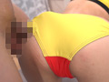 素肌と水着の隙間にチン★コキお願い!~はるひ選手編~のサンプル画像4