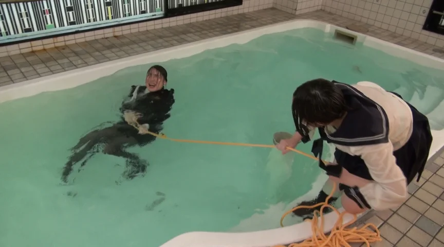 先輩と水難救助