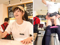 [shigeki-0012] 接客中は何をされても常に笑顔のカフェ店員に密着 のののキャプチャ画像 3