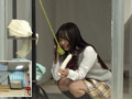 公衆電話ボックス360度度丸見え ノリノリ美爆乳J○ 3