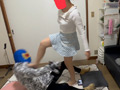 隣に住む幼馴染のまりなお姉ちゃんが酔っ払って寝てたからスカートめくったらバレて電気アンマやられまくりました