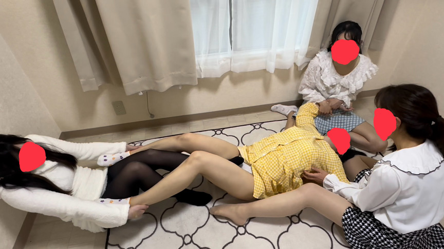 3人がかりで押さえつけられ電気アンマ&くすぐり!永衣 画像4