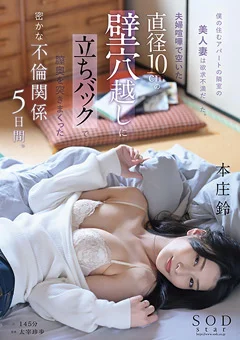 直径10cmの壁穴越しに立ちバック 本庄鈴