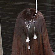 ファーストクラスCA フライト前の白濁トリートメント