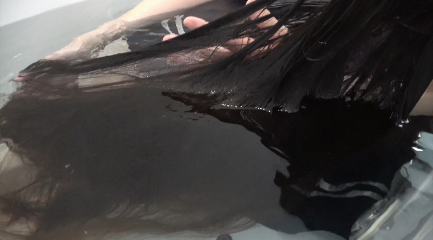 スーパーロングヘア女子○生の放課後シャンプー 卒業式 画像5