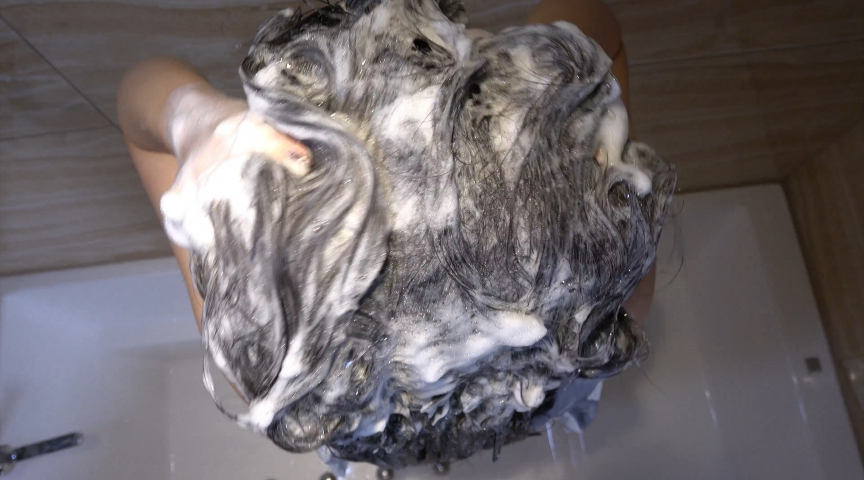 ウサ耳スーパーロングヘアちゃんの シャンプータイム 画像4