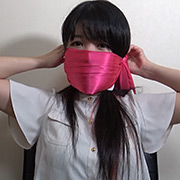 菅原花音 － 布猿轡をたくさん巻いてみた。