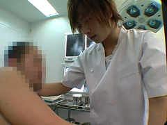 ギン起ちチ○ポをイケメン看護士がしごいてヌイてくれた！ 第二部 新人茶髪看護師編