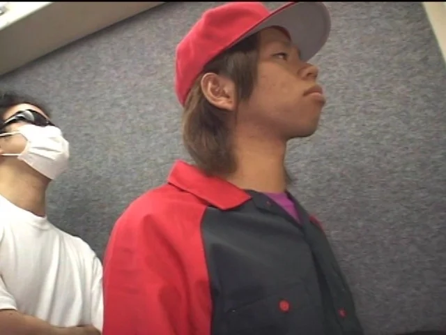ノンケ痴漢エレベーター ピザ屋さん編
