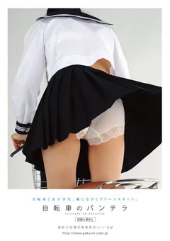 自転車のパンチラ1