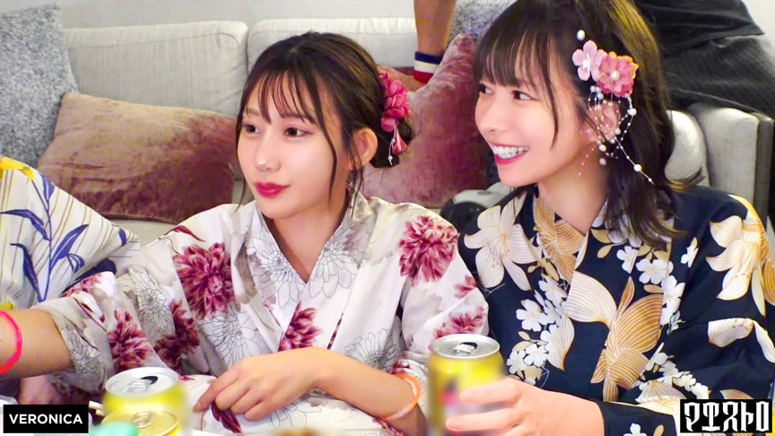 浴衣美女たちをナンパで納涼祭!るる&ゆい 1枚目