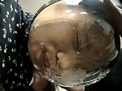 【エロ動画】顔面息こらえ拷問のSM凌辱エロ画像