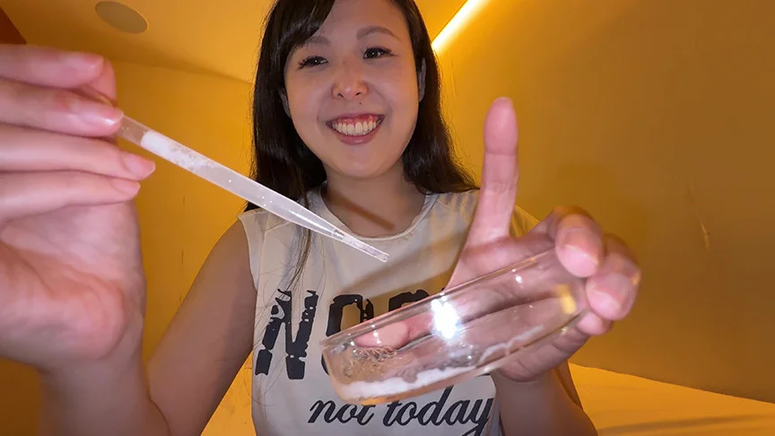 【個人撮影】横山夏希の唾液をスプレーで噴霧してみた!