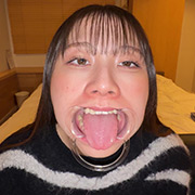 【個人撮影】さくまつなの喉チンコ触り＆口内観察